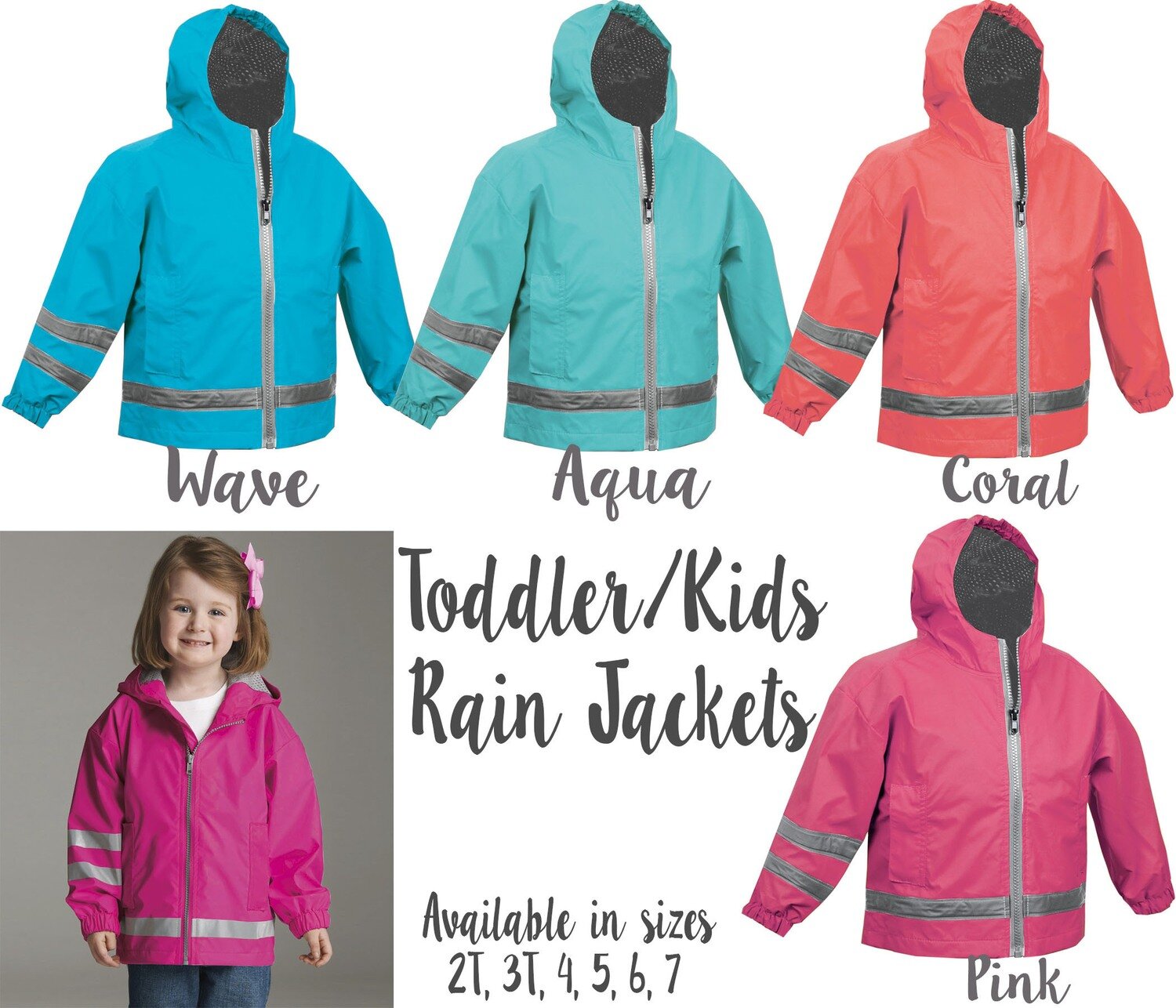 Toddler/Kids Charles River Rain Jackets