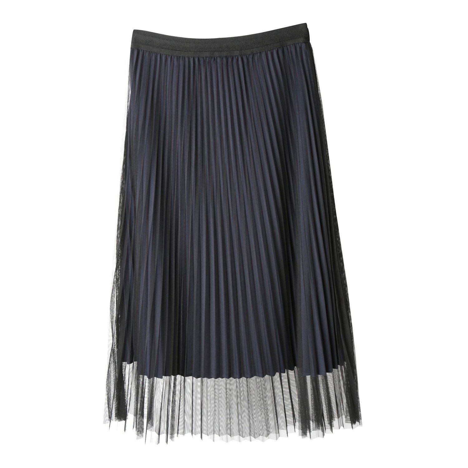Reversible Suede Pleated Skirt main image 1
