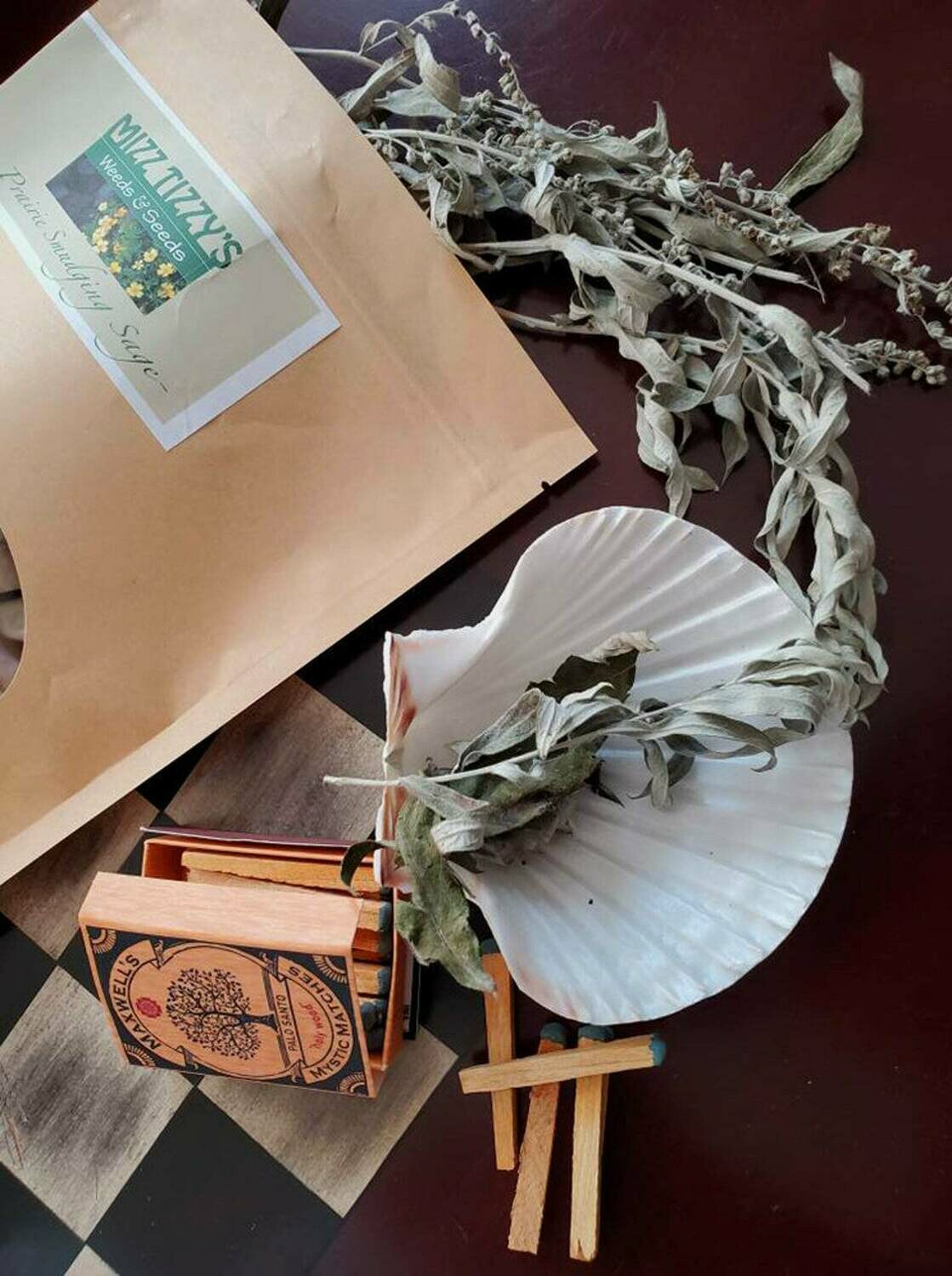 Dried Prairie Sage (Artemesia ludoviciana)