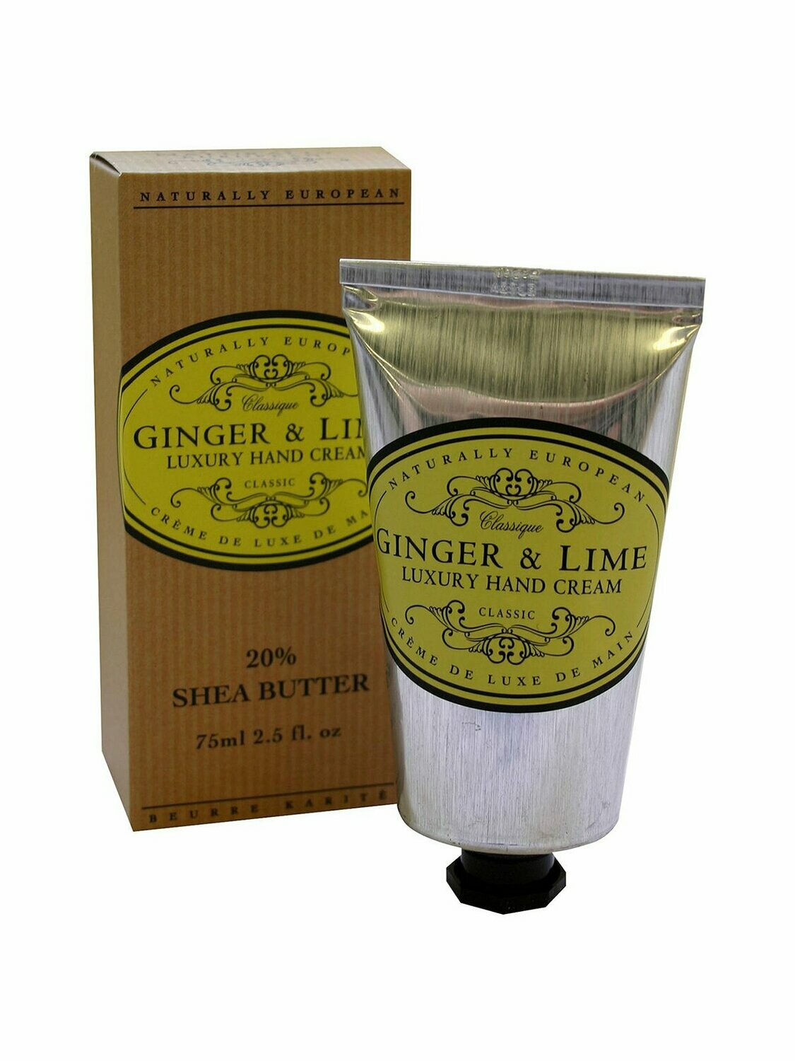 Hand Cream Naturally European Ginger & Lime