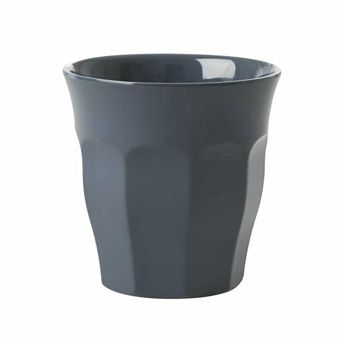 Melamine Cup Plain Dark Grey