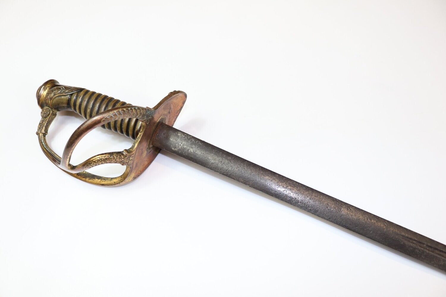French Light Cavalry Officer's Sword with canular blade