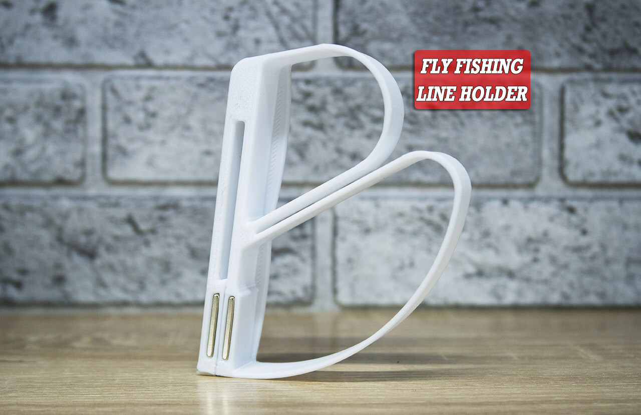 Fly fishing line holder v3.0