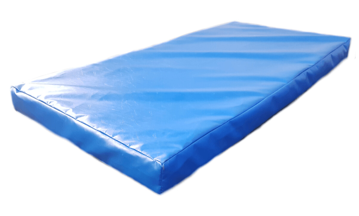 L Gymnastics 150 x 70 x 10cm Crash Landing Mat 610gsm FR PVC ANY COLOUR