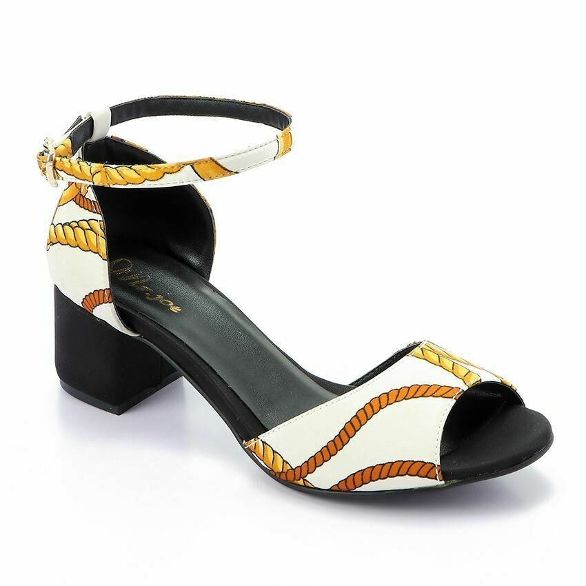 3346 Sandal White *Gold