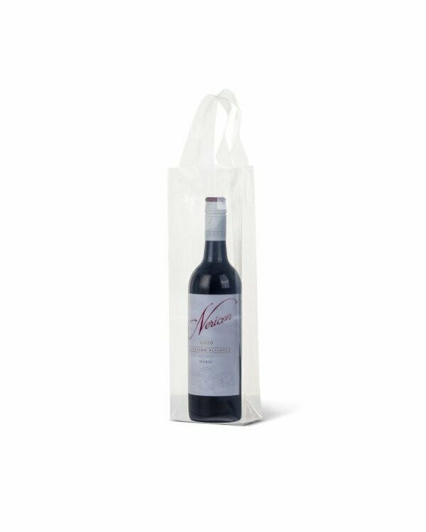 Plastic Single Enviro Wine Bags Clear