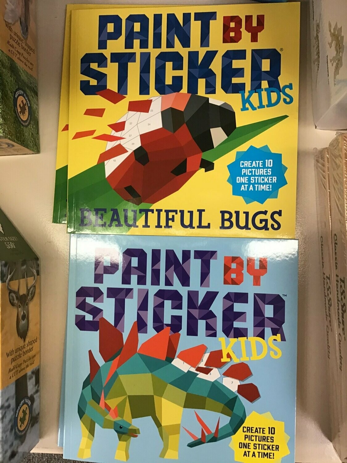 Paint by Sticker Kids Books *Either Beautiful Bugs Book or Dinosaur Book*