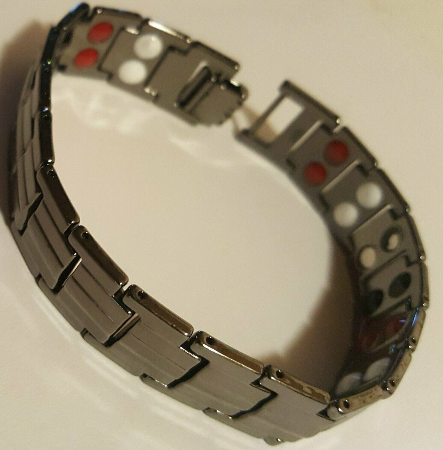 Holistic Double Strength Therapy Elemental Titanium Bracelet