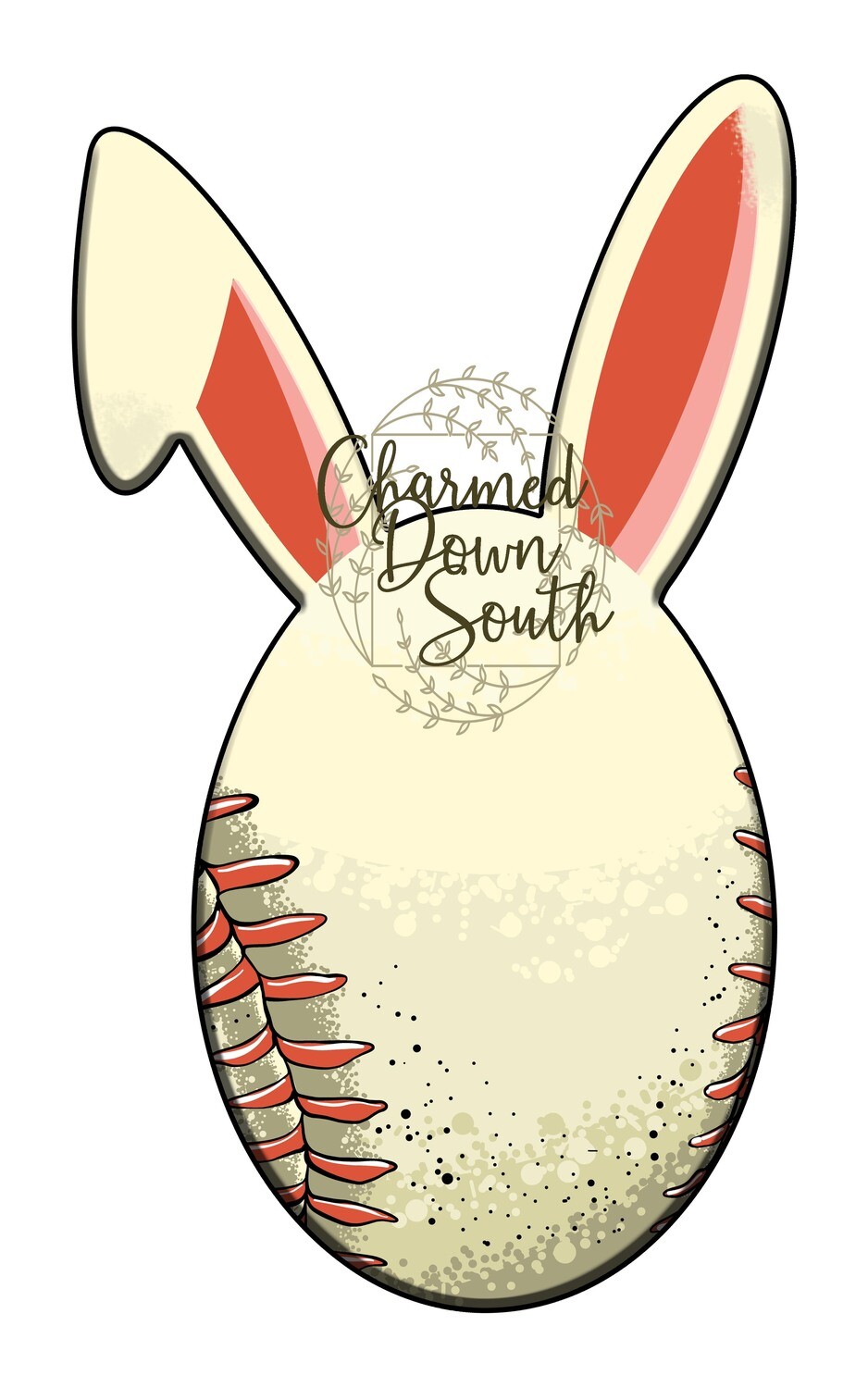 Easter Egg Baseball Digital Design