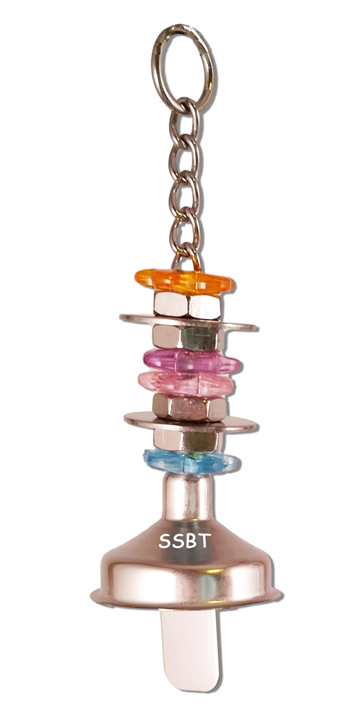 Single Jingle Stainless Steel Toy Hand made in the USA