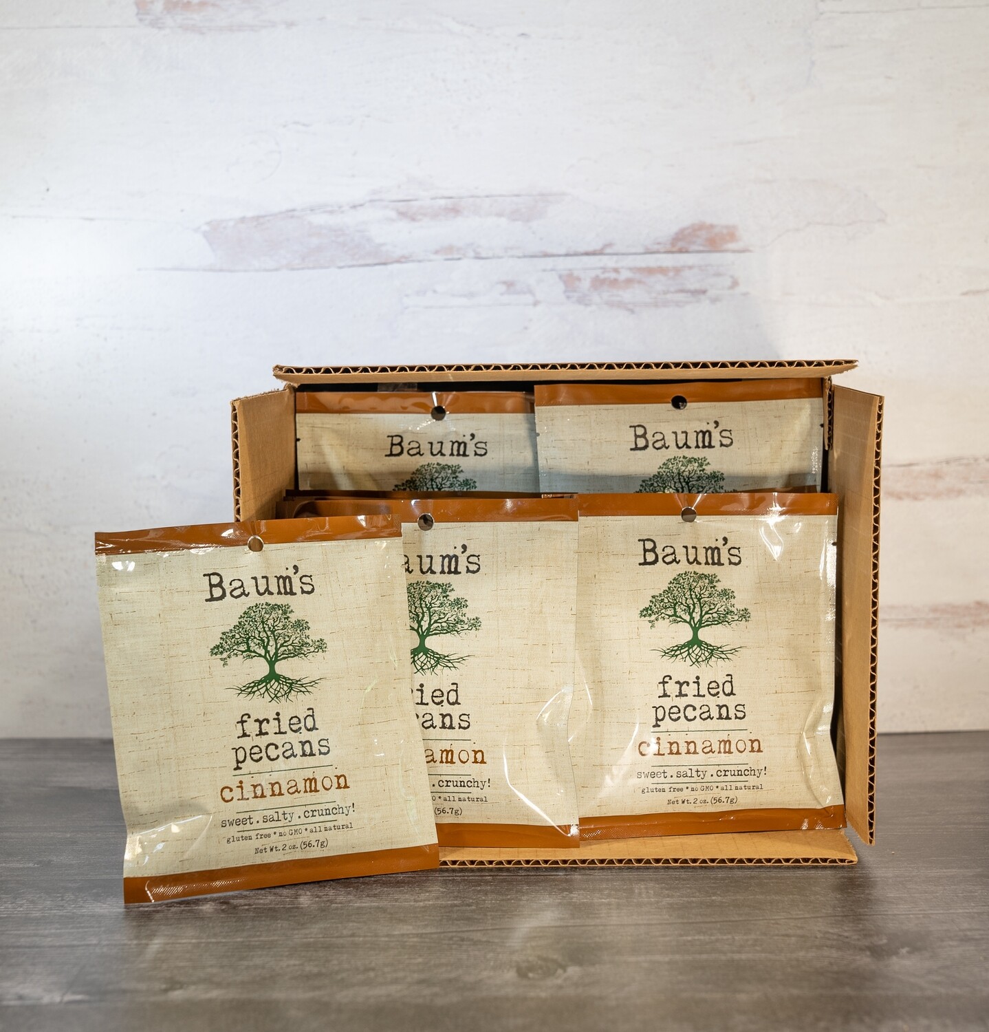 Baum's Fried Pecans "Sweet Heat" 6 Pack