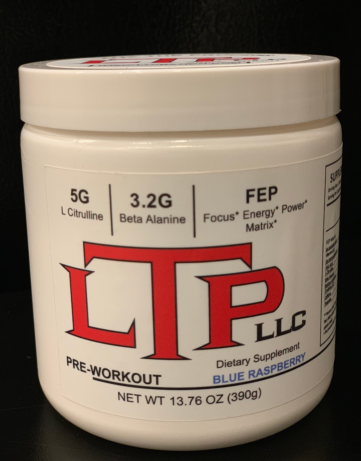 LTP Original High Stim Preworkout Blue Raspberry 30 servings