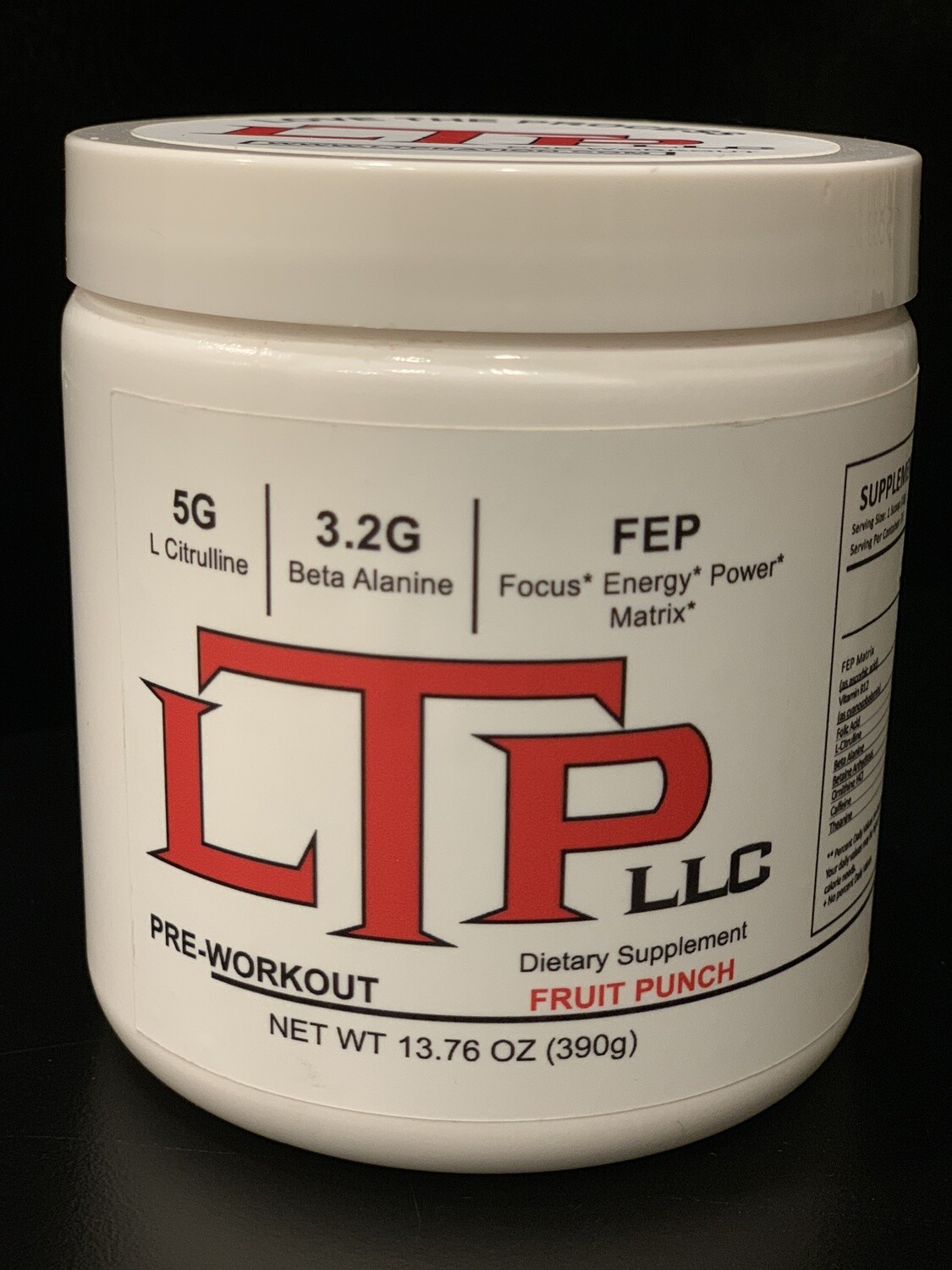 LTP Original High Stim Preworkout Fruit Punch 30 servings