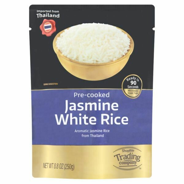 Shoprite Trading Company PreCooked Rice Microwavable Pouch Jasmine