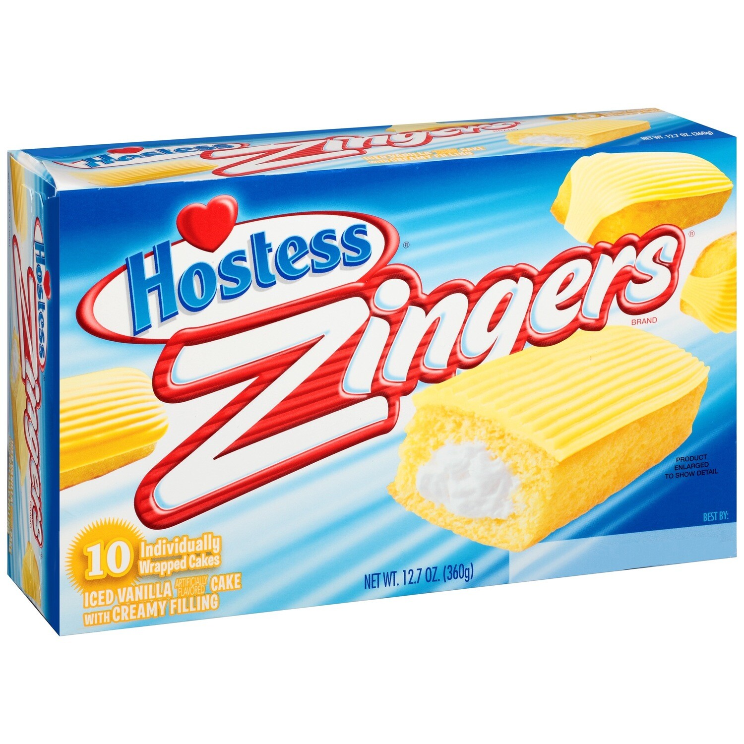 Hostess Zingers, vanilla 10ct