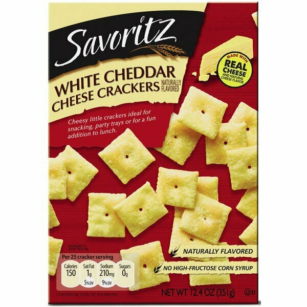 Savoritz Crackers White Cheddar Cheese (family size)