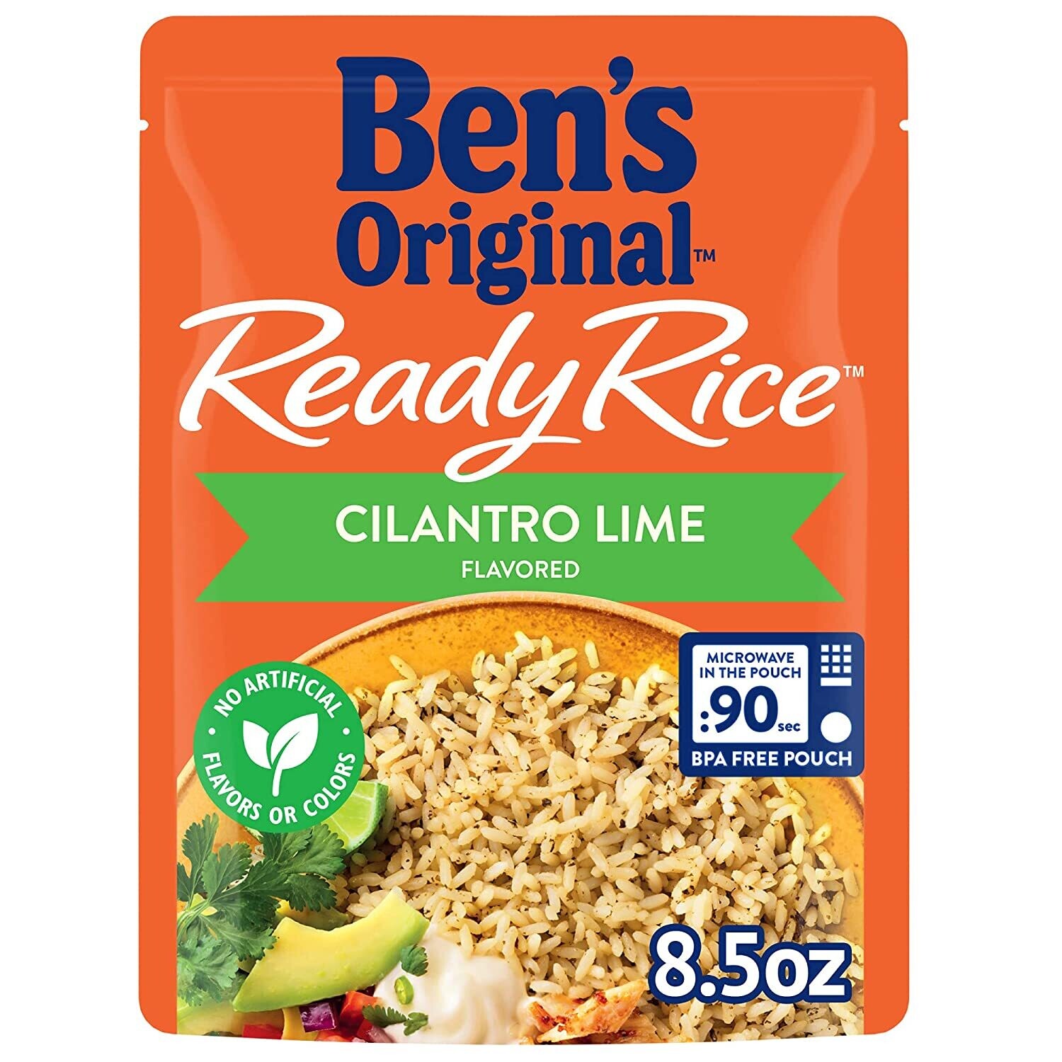Ben's Original Ready Rice Microwave Pouches Cilantro Lime