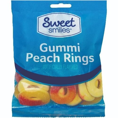 Sweet Smiles Gummi Peach Rings