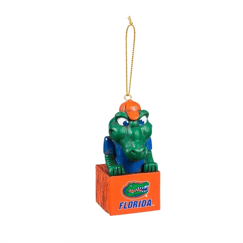 Florida Gators Mascot NCAA Christmas Tree Holiday Ornament