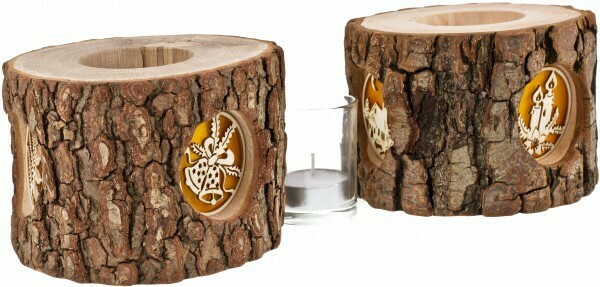 Holz Windlicht Weihnacht