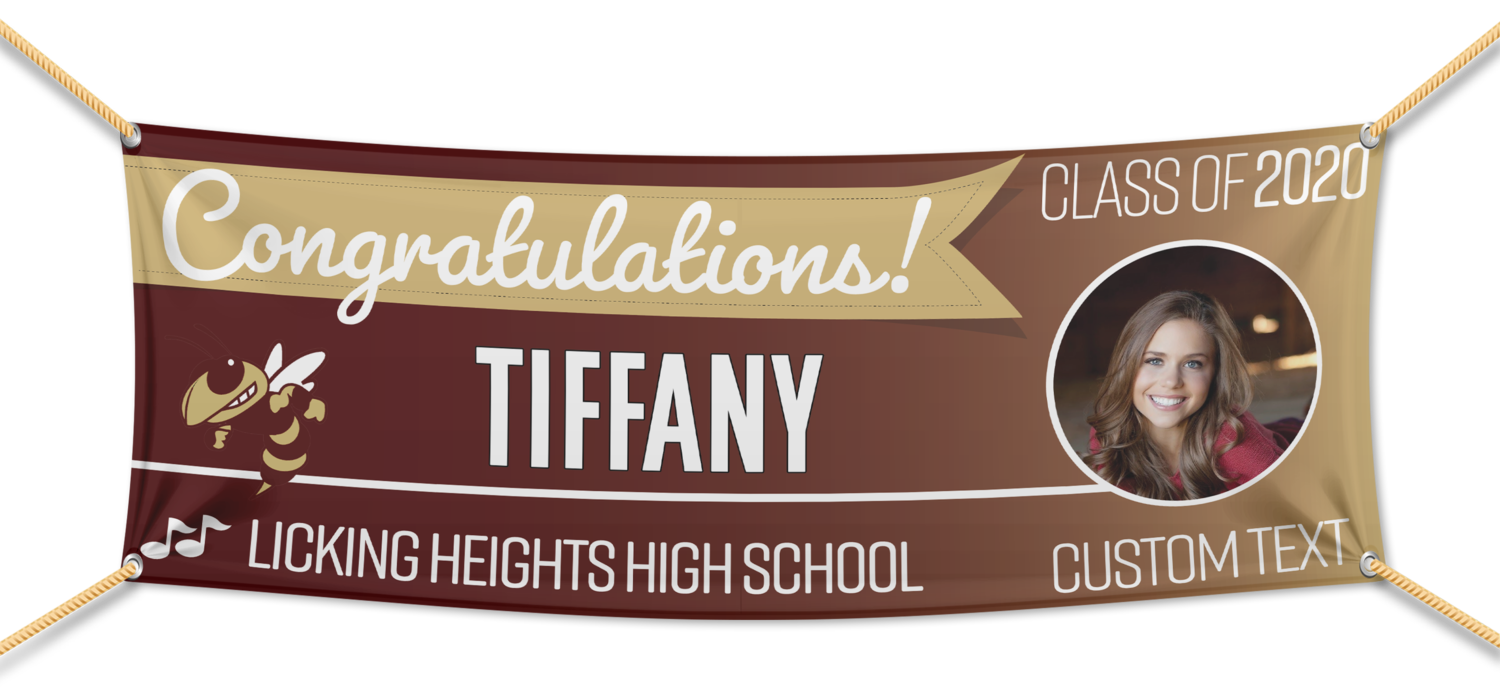 Licking Heights High School Graduation Banners (2x5')