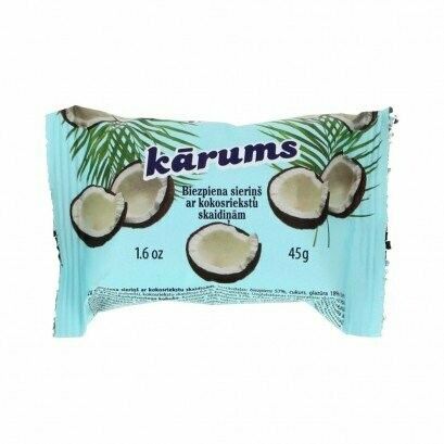 Karums (rigas piensaimnieks a) w Coconut bar 0.045kg f fw 14% (4750050341412)