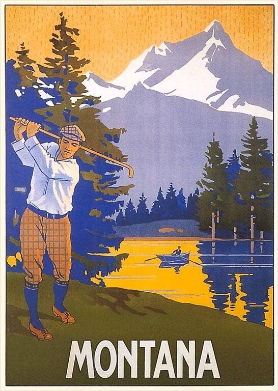 MT446 Golfing in Montana