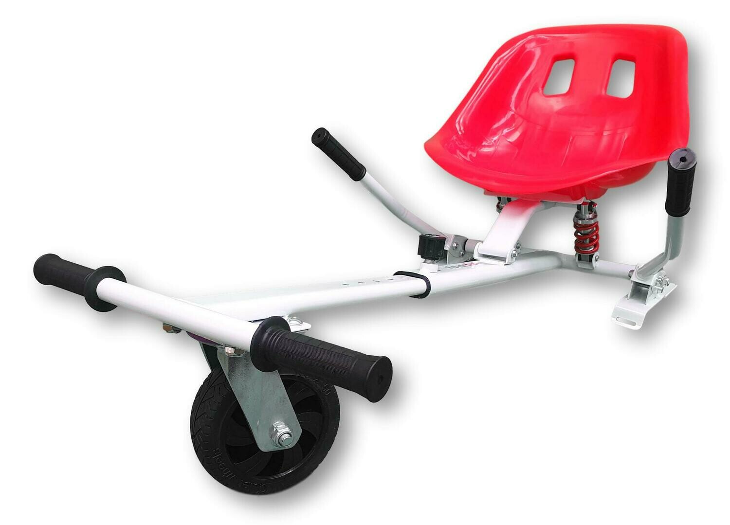 White HoverKart Go Kart Conversion Kit with Dual Suspension and Off