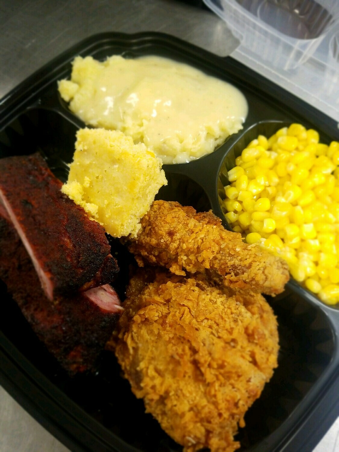 Two Meat, Two Sides, Corn Bread