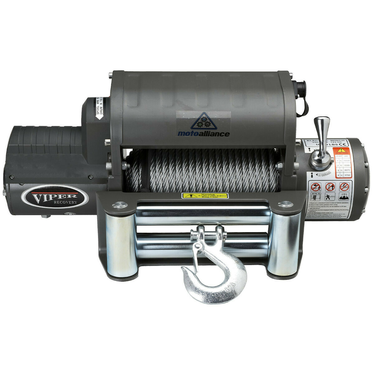 Moto Alliance Viper 12,000lb. Recovery Truck Winch