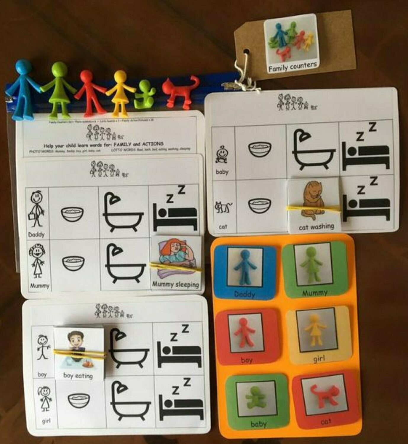Family Counters 2 Word Level Pack