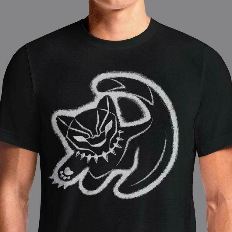Black Panther Lion King TShirts India Funny Quotes T Shirts Online Men