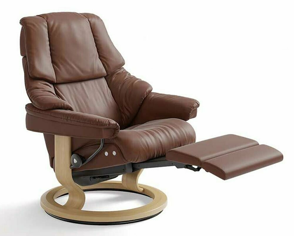 Stressless Reno Chair Luxury Leather Recliner Ekornes David Phipp Furniture Store