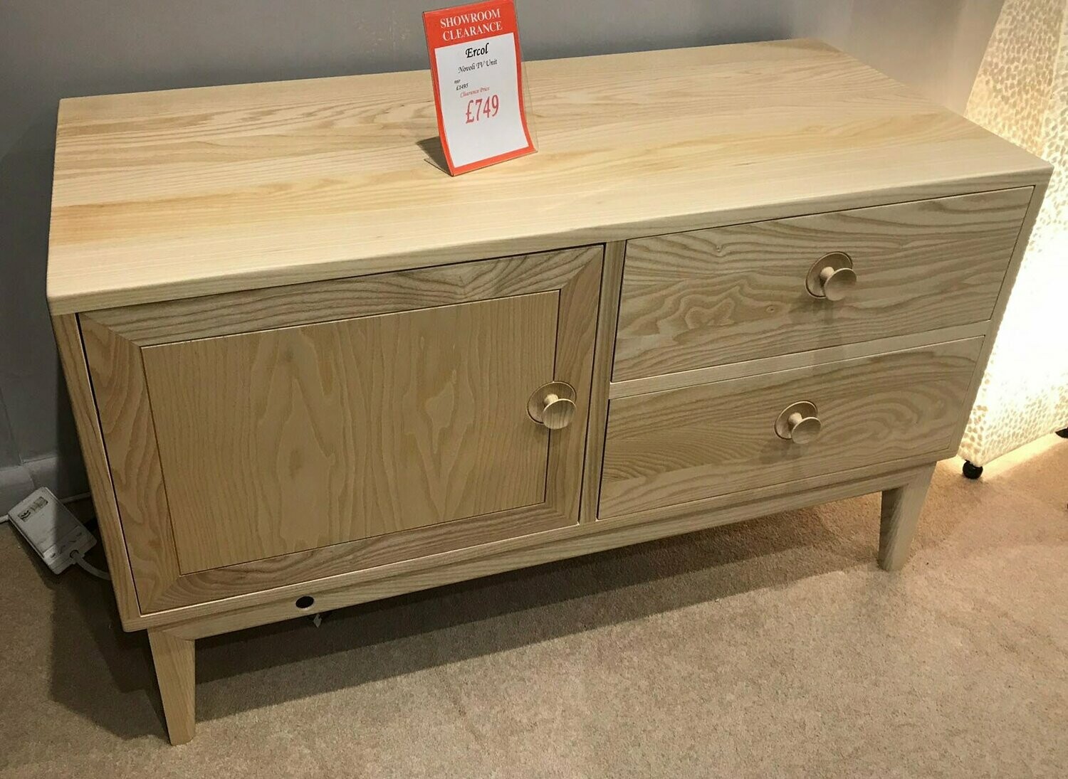 CLEARANCE Ercol Novoli TV Unit £749