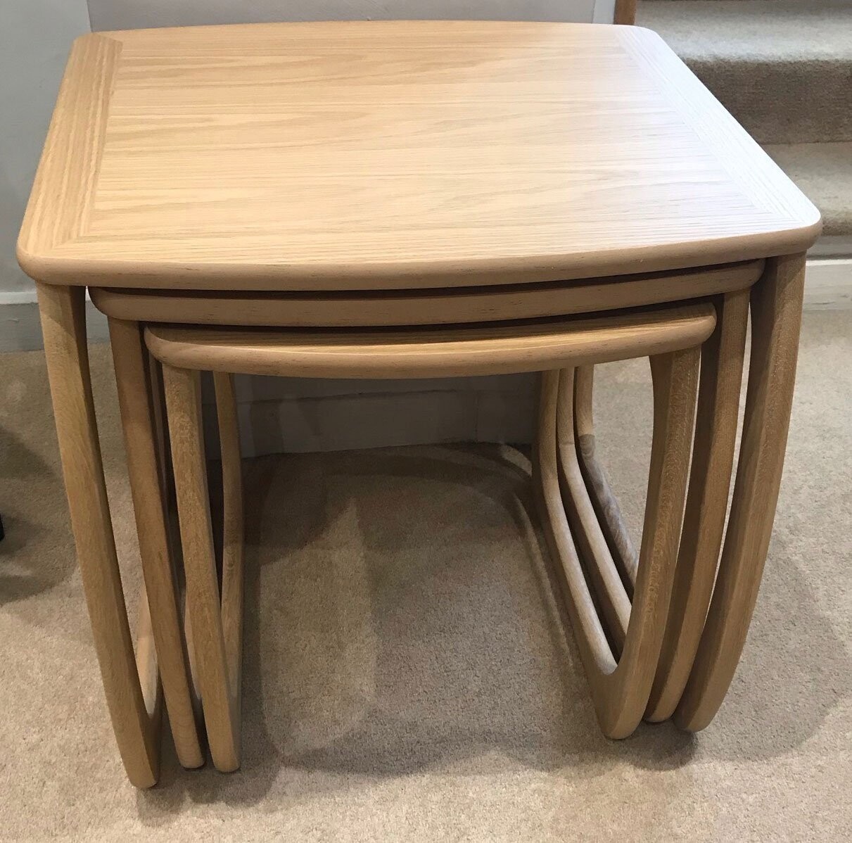CLEARANCE Nathan Shades Oak Nest of Tables £499