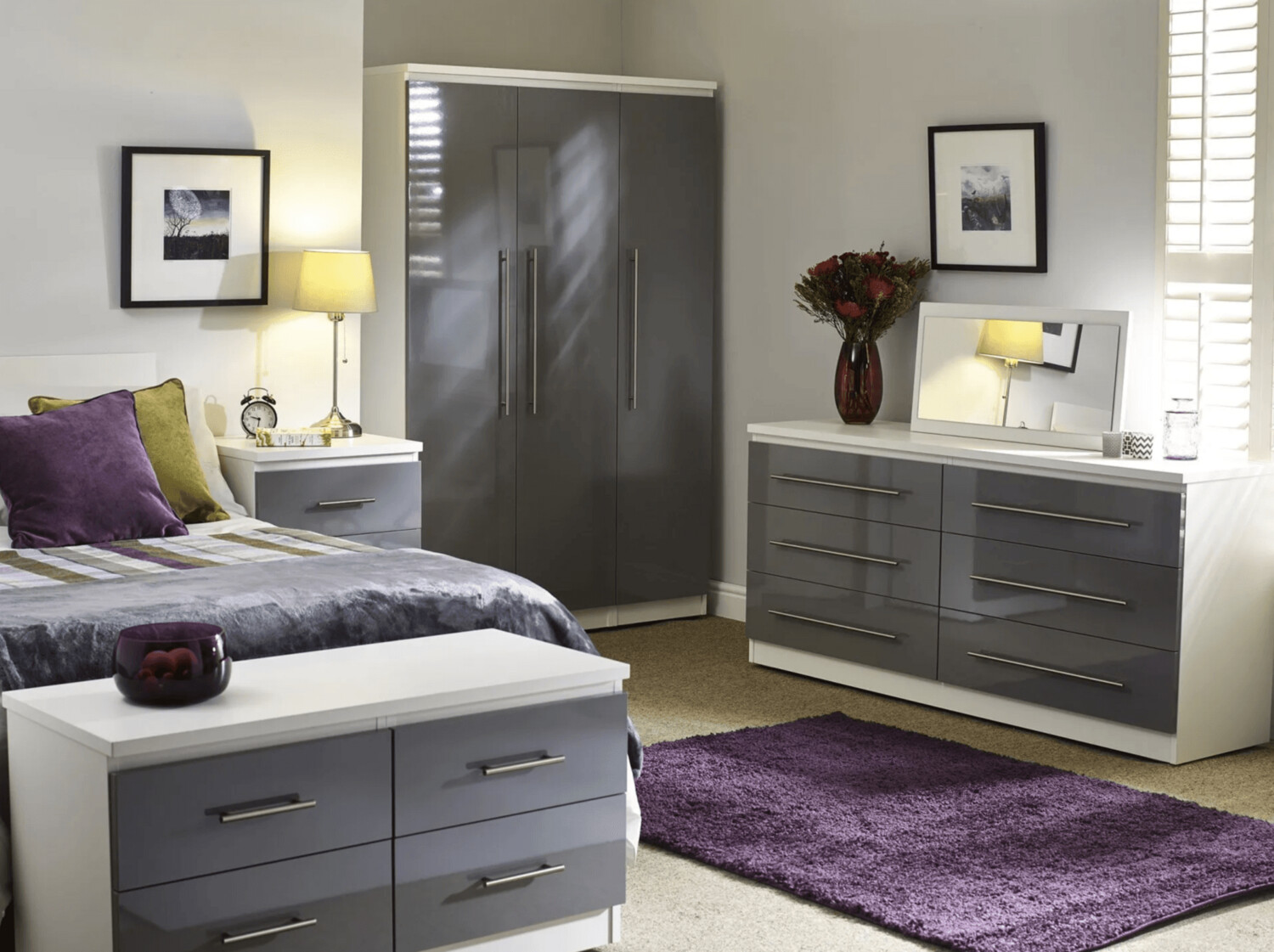 Ferrara Gloss Bedroom Furniture Range David Phipp Furniture Store