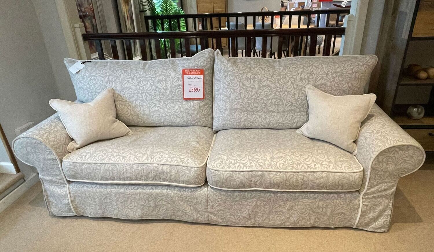 CLEARANCE Collins & Hayes Lavinia Sofa, chair & Minor Chair RRP £6532