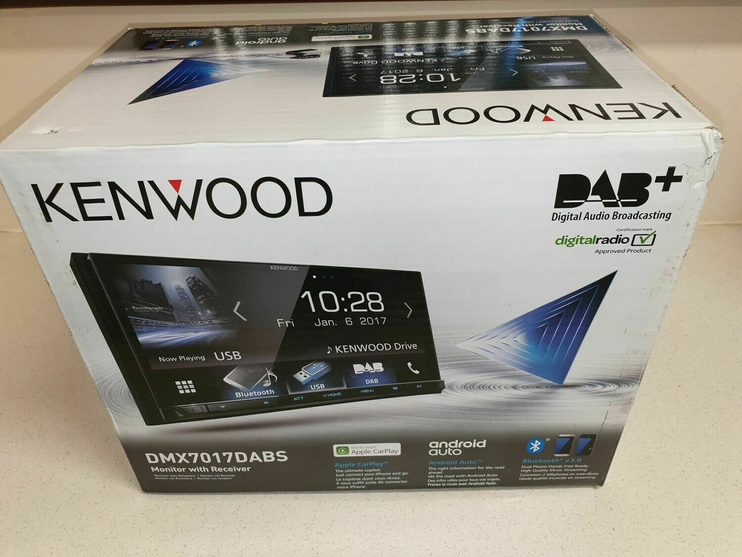 KENWOOD DMX7017 DABS APPLE CARPLAY HEAD UNIT