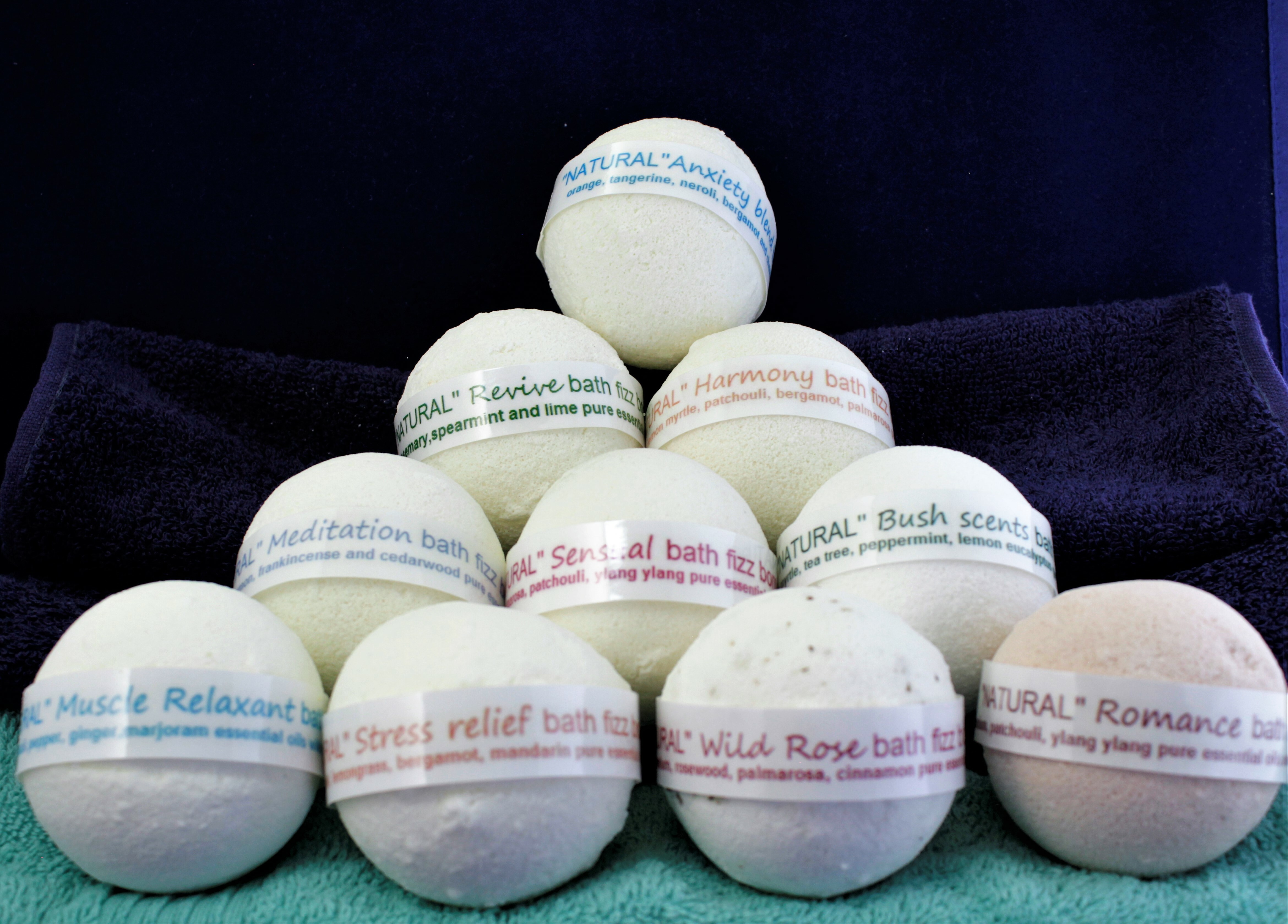 Aromatherapy Bath Bombs