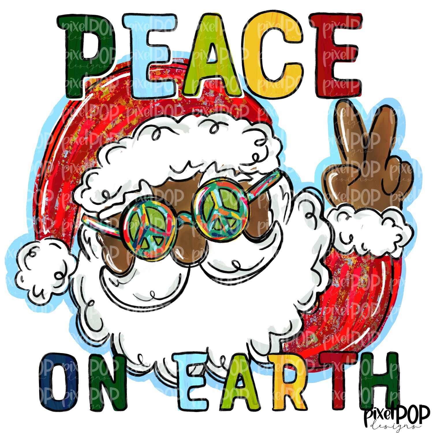 World Peace Santa Light