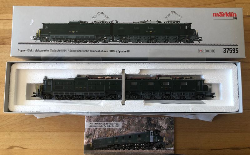 Märklin 37595 | SBB Ae 8/14 - Doppel-Lokomotive  | AC digital / sound / mfx