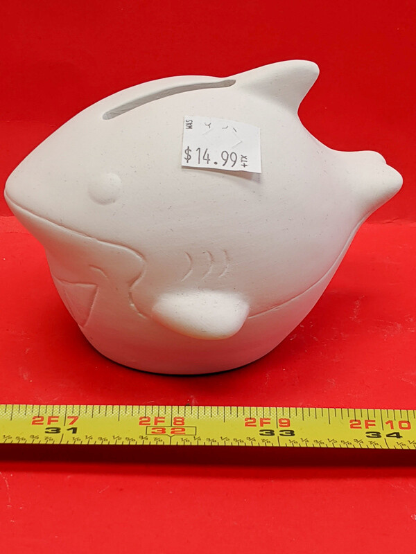 Little Shark figurine to paint. Paint your own DIY plaster figurine Art Craft activity. With