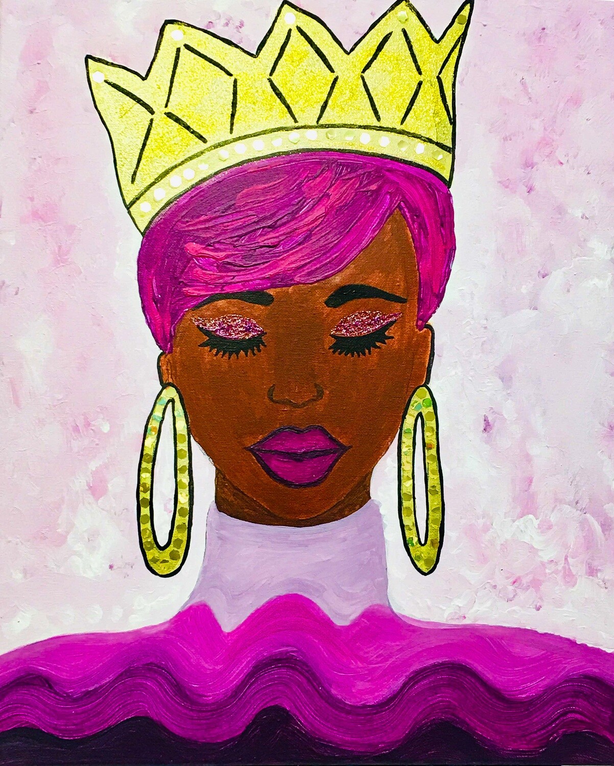 QUEEN PAINT & SIP KIT Store Art Fun Studio