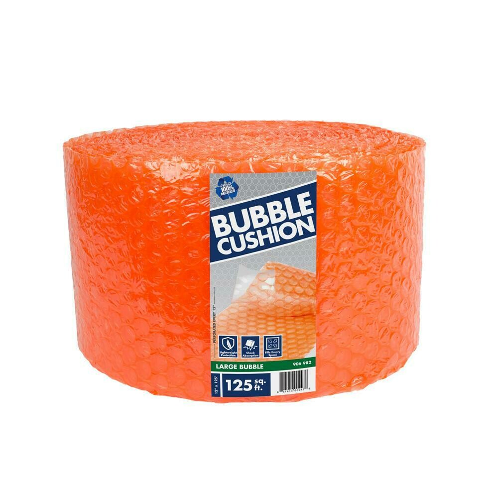 Perforated Bubble Cushion Wrap, 5/16 in. x 12 in. x 125 ft.