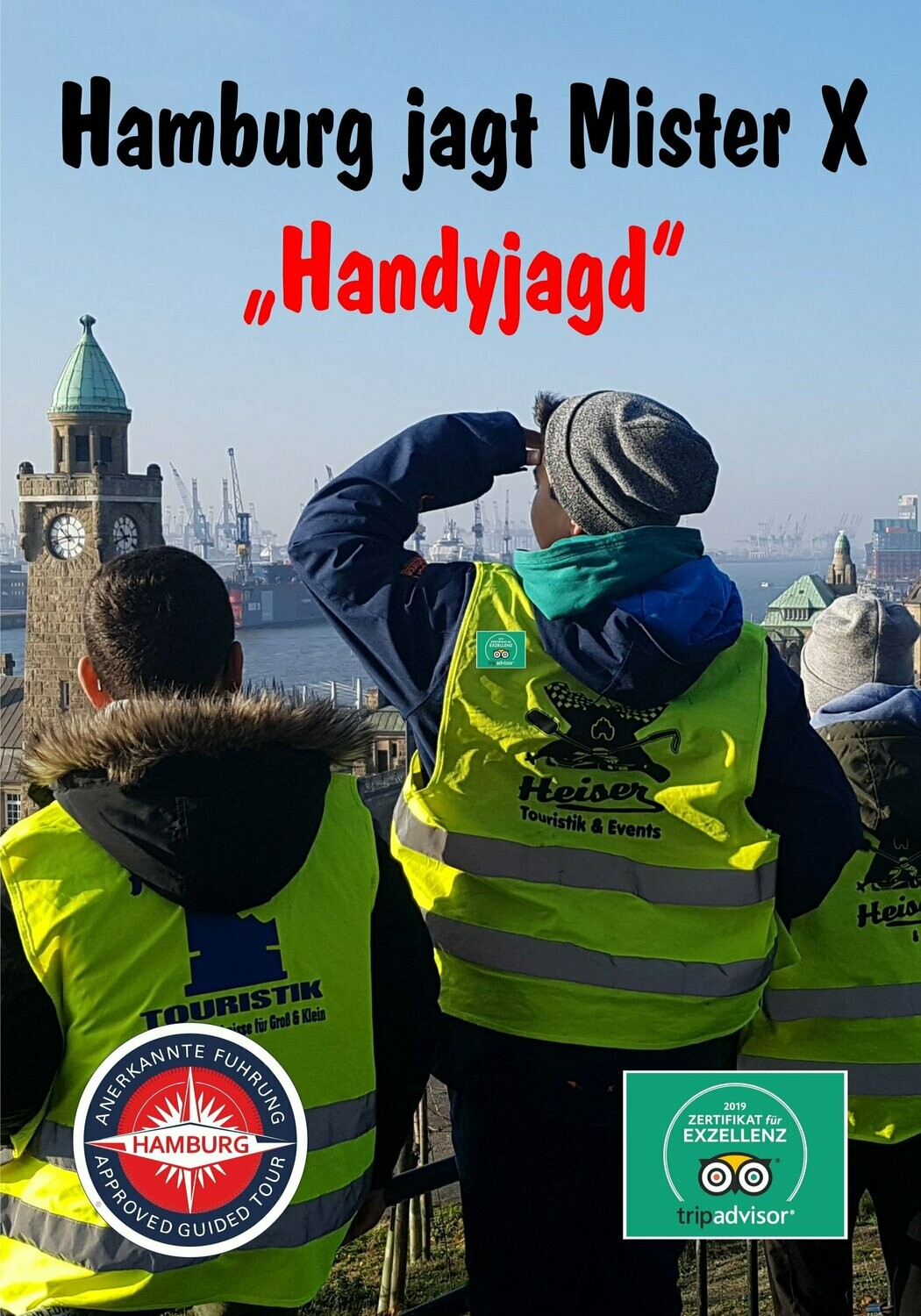 Hamburg jagt Mister X "mit HVV" Handyjagd "Gruppenpreis"