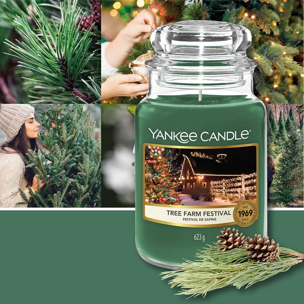 GIARA GRANDE YANKEE CANDLE TREE FARM FESTIVAL LIMITED EDITION
