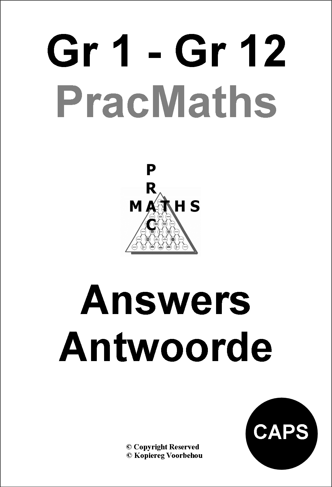 Prac Maths Answers (Gr 1 - 12)