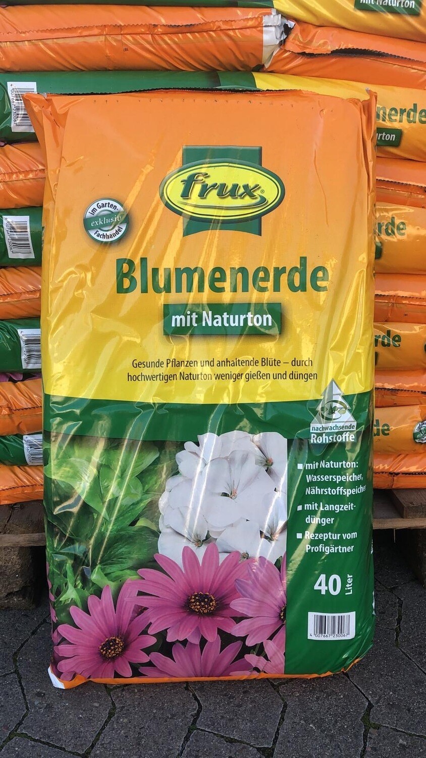 Blumenerde verschiedene Größen von Frux