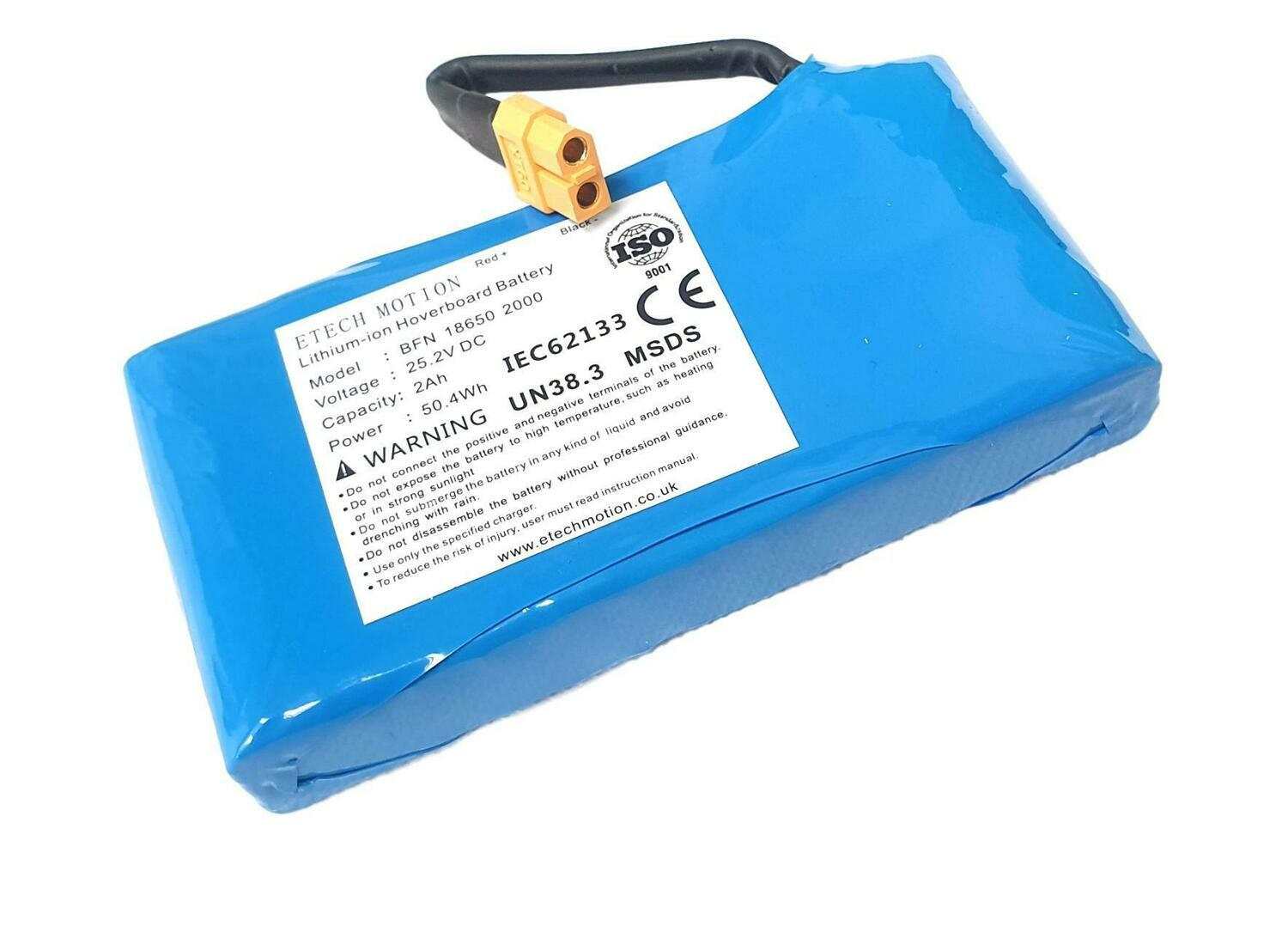 Replacement Battery For Hoverboard or Other DC Device 25.2v 2Ah 2000mAh