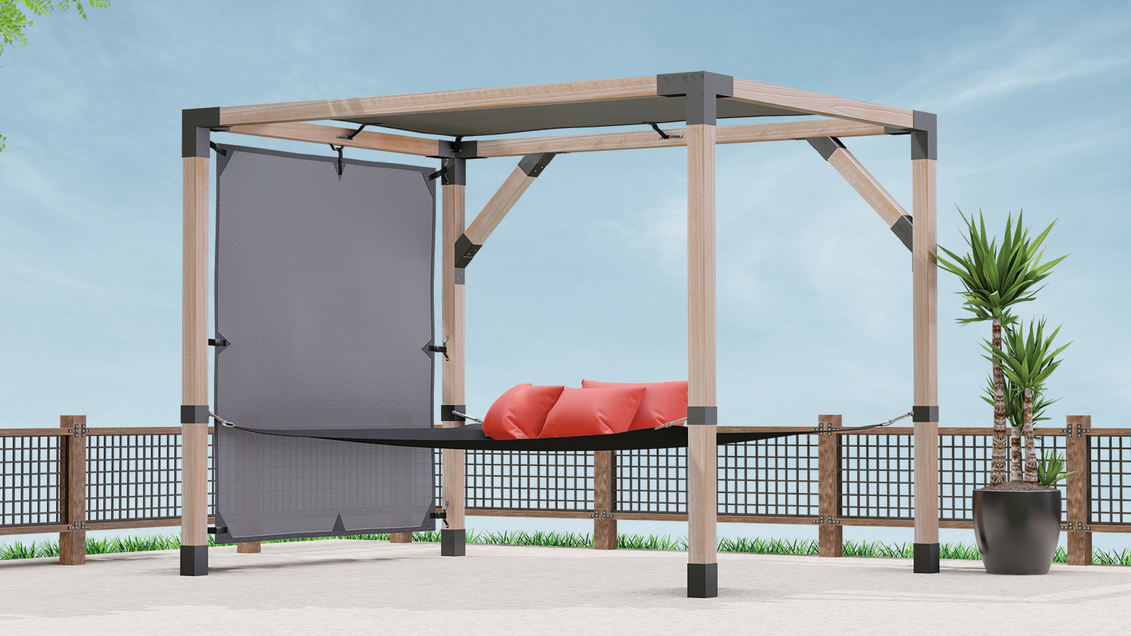 LINX PERGOLA Buy Best Pergola Hardware LINX Simplified Pergola System Wild Hog Products